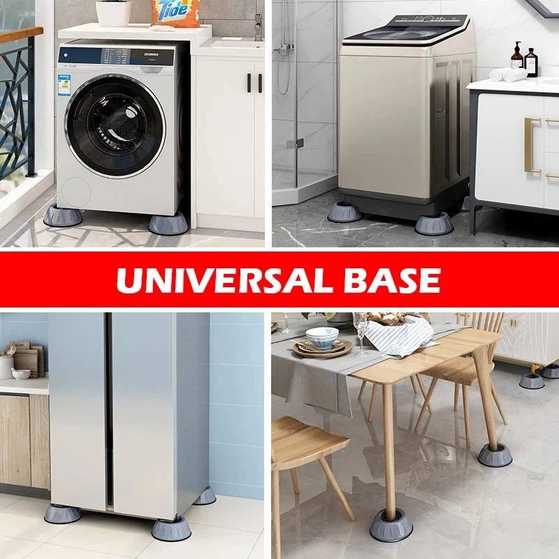 4pcs Universal Anti-Vibration Feet Pads Washing Machine Rubber Mat Dryer Universal Fixed Furniture Pads Non-Slip Pads Hardware
4pcs Universal Anti-Vibration Feet Pads Washing Machine Rubber Mat Dryer Universal Fixed Furniture Pads Non-Slip Pads Hardware