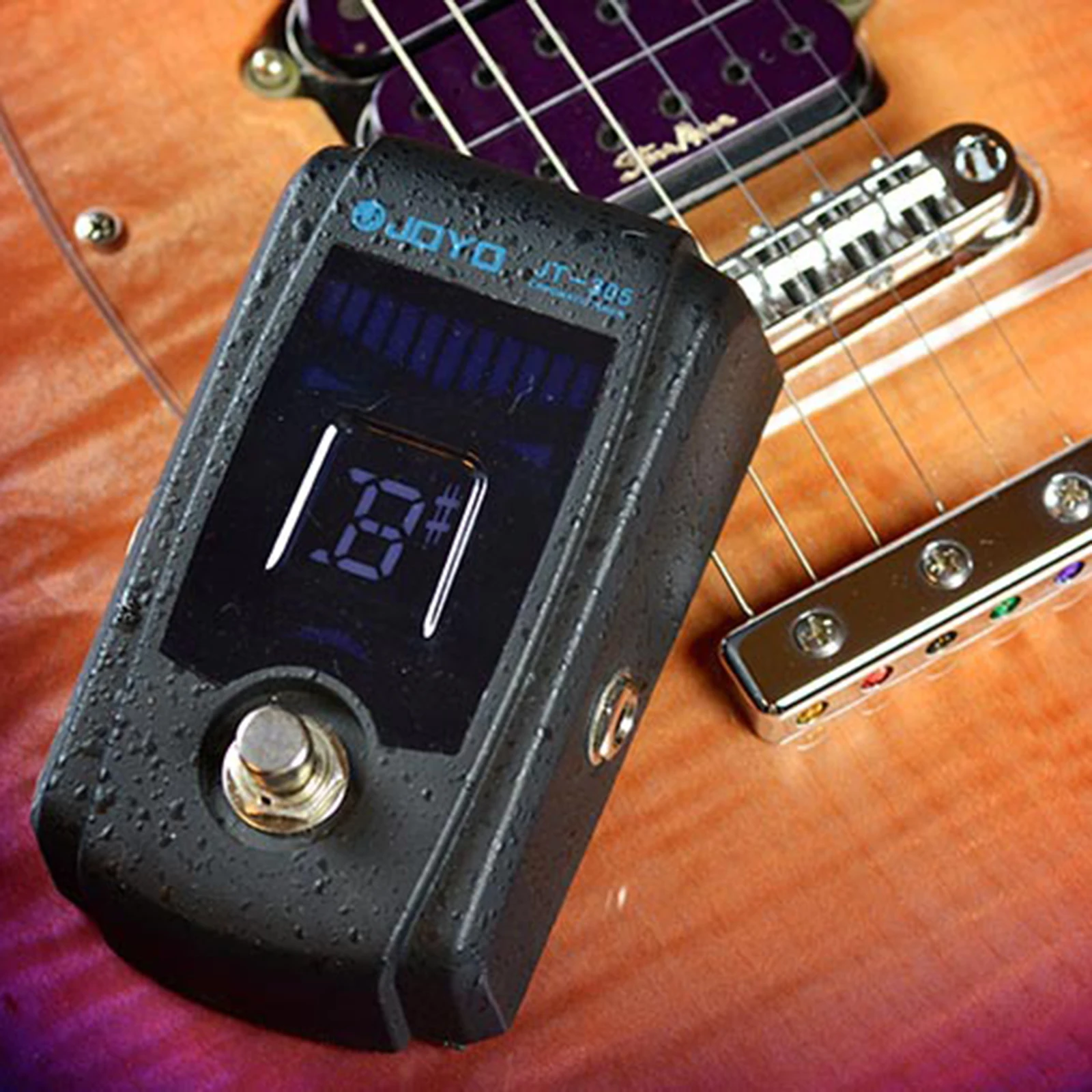 Хроматический педаль из алюминиевого сплава тюнера калибровка шага плоская Настройка с ЖК-дисплеем для гитары и фотоэлементов
Хроматический педаль из алюминиевого сплава тюнера калибровка шага плоская Настройка с ЖК-дисплеем для гитары и фотоэлементов