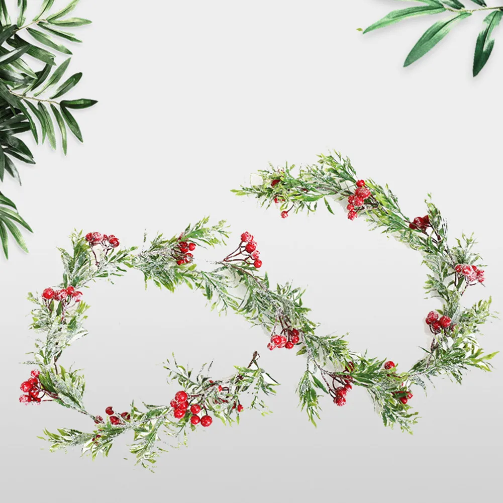 1.6M Artificial Pine Cones Vine Christmas Decorative Snowflake Pine Branches Green Garland Leaves Wreath Wall Decor For Wedding
1.6M Artificial Pine Cones Vine Christmas Decorative Snowflake Pine Branches Green Garland Leaves Wreath Wall Decor For Wedding