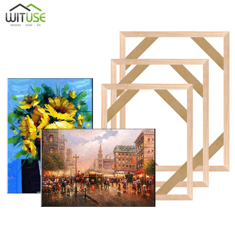 Natural Wood DIY Canvas Frame Wall Photo Bar For Poster Wood Frame Kit Art Large Size Oil Picture Diamond Painting Home Decor
Natural Wood DIY Canvas Frame Wall Photo Bar For Poster Wood Frame Kit Art Large Size Oil Picture Diamond Painting Home Decor