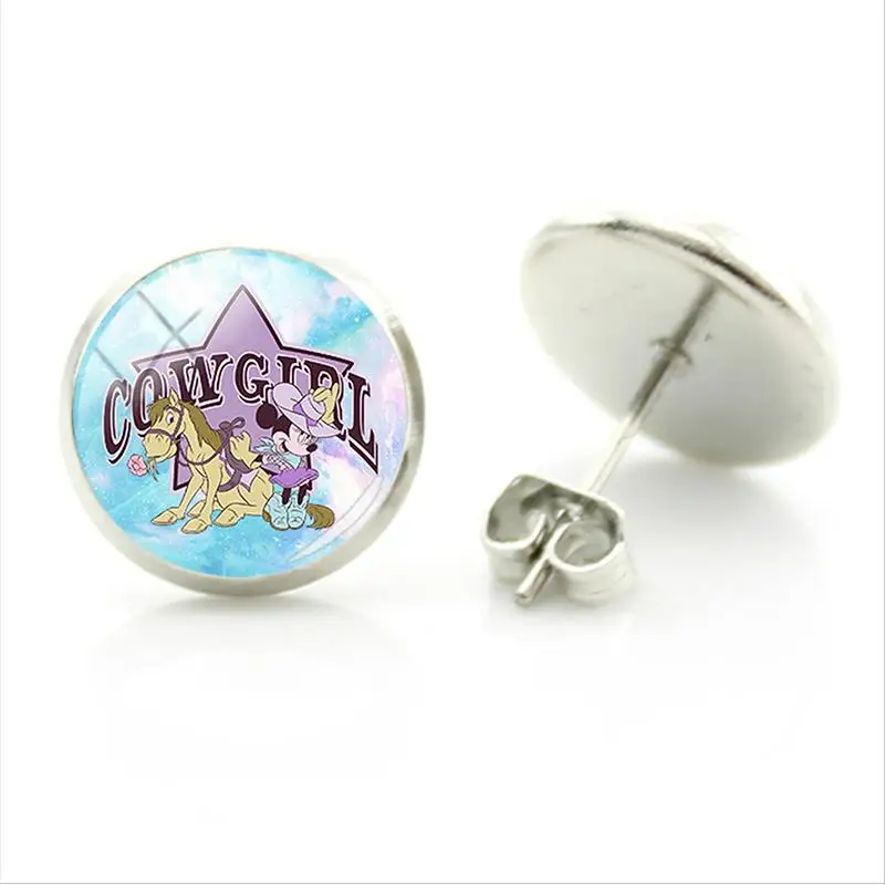 Disney Cartoon Friendship Earrings Minnie And Mickey Play Round Dome Glass Minnie And Mickey Earrings Send Friends Accessories
Disney Cartoon Friendship Earrings Minnie And Mickey Play Round Dome Glass Minnie And Mickey Earrings Send Friends Accessories