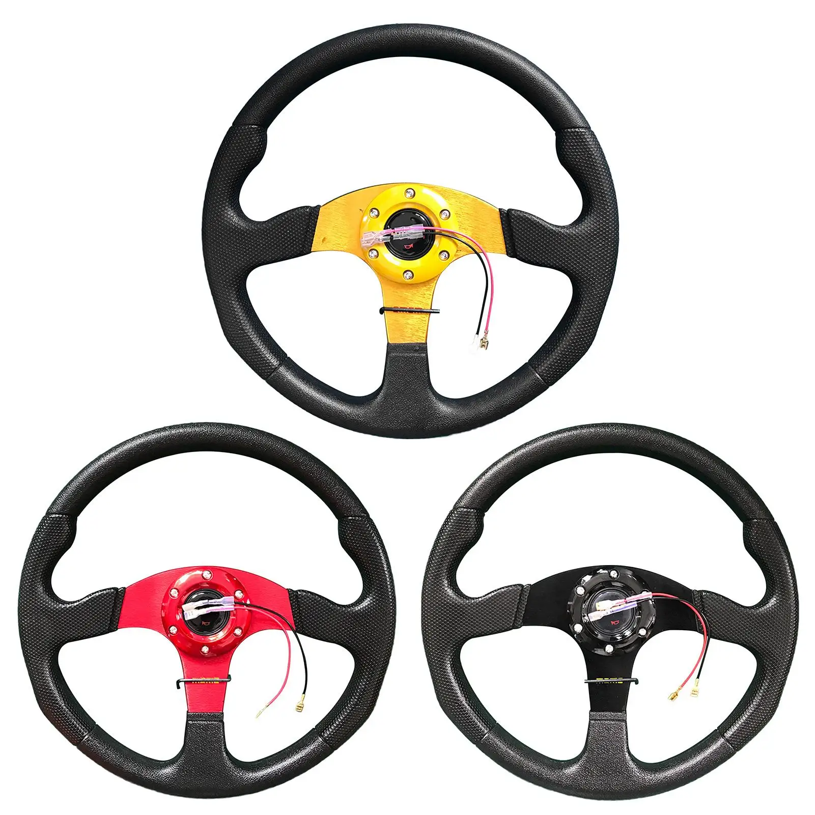 13 Inch Universal Modified Car Racing Style Drifting Race Sport Steering Wheel Aluminum Alloy Faux Leather Car Accessories
13 Inch Universal Modified Car Racing Style Drifting Race Sport Steering Wheel Aluminum Alloy Faux Leather Car Accessories