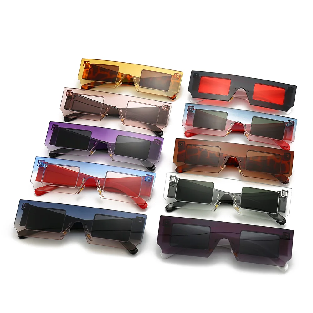 Fashion Square Sun Glass One-Piece Ocean Lens Eye Wear Trend Female Colorful Shades Oculos De Sol Sunglasses 
Fashion Square Sun Glass One-Piece Ocean Lens Eye Wear Trend Female Colorful Shades Oculos De Sol Sunglasses