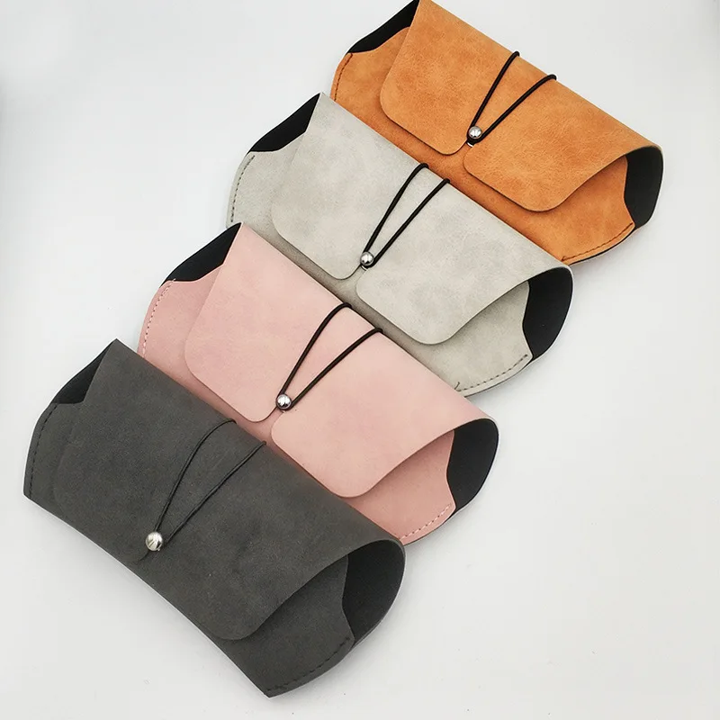 1PC Buckle Glasses Case Soft Pack Eyeglasses Bag Box Retro Anti-pressure Portable Matte Leather Sunglasses Storage
1PC Buckle Glasses Case Soft Pack Eyeglasses Bag Box Retro Anti-pressure Portable Matte Leather Sunglasses Storage