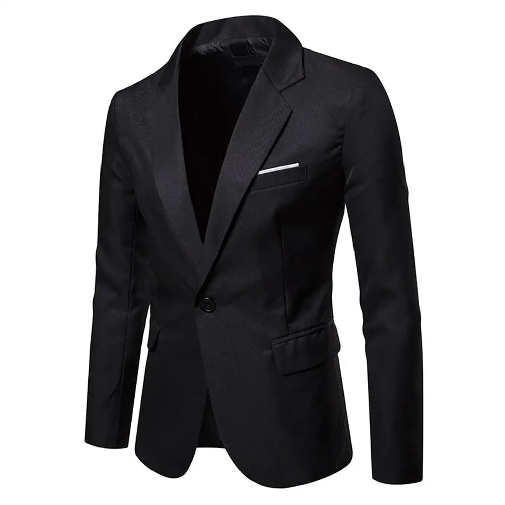 Men's Plain Single Breasted Blazers Long Sleeve Lapel Blazer Suit With Pockets Outerwear Floral Males Suits Blazers
Men's Plain Single Breasted Blazers Long Sleeve Lapel Blazer Suit With Pockets Outerwear Floral Males Suits Blazers