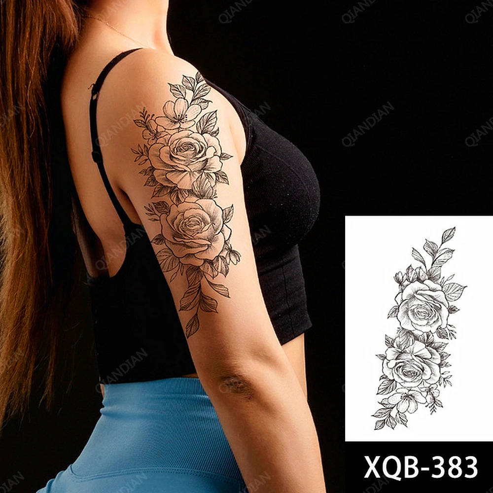 1pc Flower Rose Women Waterproof Temporary Stickers Tattoos Arm Hand Art Hipster Black Fashion Fairy Charms
1pc Flower Rose Women Waterproof Temporary Stickers Tattoos Arm Hand Art Hipster Black Fashion Fairy Charms