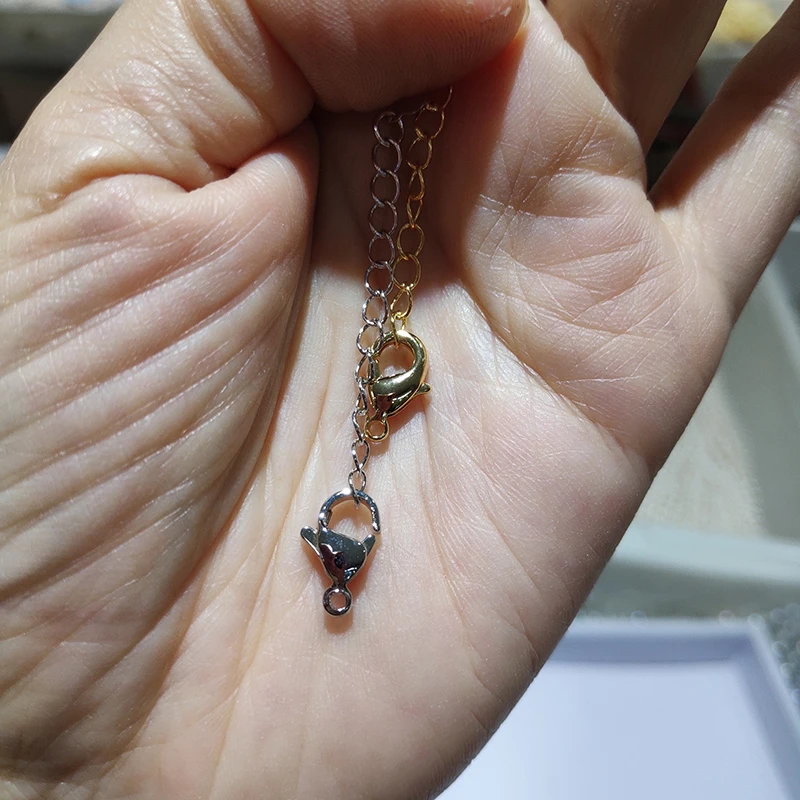 JYX 2021 Necklace 5cm Clasps with extra chain alooy plating 18k gold smooth surface shiny color
JYX 2021 Necklace 5cm Clasps with extra chain alooy plating 18k gold smooth surface shiny color