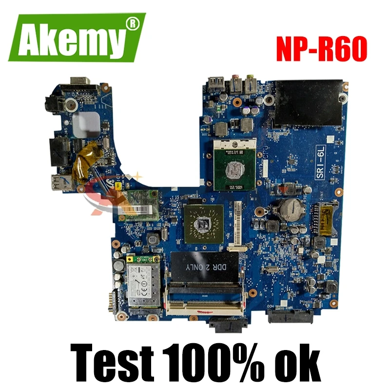 AKEMY BA92-05127A BA92-05127B для samsung NP-R60 R60 Материнская плата ноутбука DDR2 intel ATI RS600ME
AKEMY BA92-05127A BA92-05127B для samsung NP-R60 R60 Материнская плата ноутбука DDR2 intel ATI RS600ME