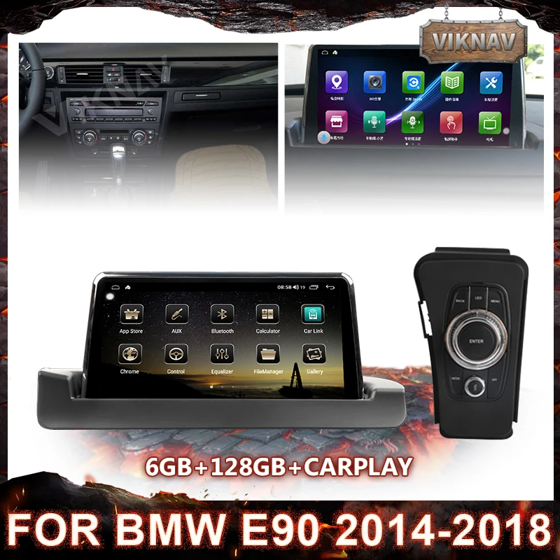 6G + 128G 2 din Android автомобильный радиоприемник с навигацией GPS для BMW E90 2014-2018 мультимедийный плеер BT Wi-Fi Carplay головное устройство Экран
6G + 128G 2 din Android автомобильный радиоприемник с навигацией GPS для BMW E90 2014-2018 мультимедийный плеер BT Wi-Fi Carplay головное устройство Экран