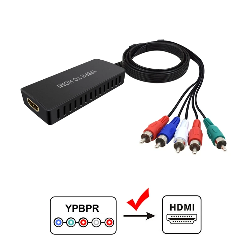 Адаптер hdmi-hdmi для компонентов поддерживает 720/1080P Apple TV PS3 X-box DVD плееров с кабелем