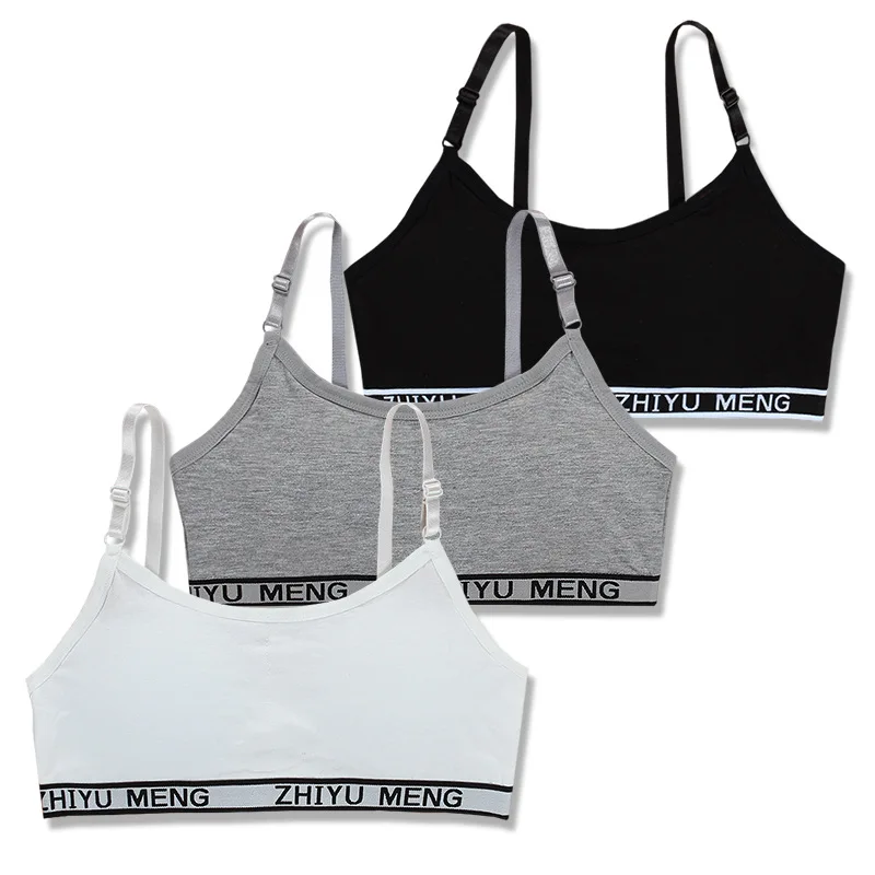 Women Cotton Bras Non-wired Adjustable Strap Teen Girls Training Bra Sports Underwear Vest Puberty Student Tube Top Elasticity
Women Cotton Bras Non-wired Adjustable Strap Teen Girls Training Bra Sports Underwear Vest Puberty Student Tube Top Elasticity