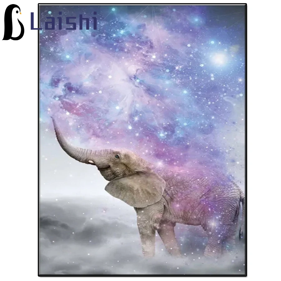 Elephant, starry sky animal Full circle square diamond painting handmade diamond embroidery mosaic art kit home decoration gift
Elephant, starry sky animal Full circle square diamond painting handmade diamond embroidery mosaic art kit home decoration gift