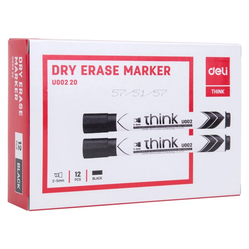Deli Non-toxic and Erasable Whiteboard Marker Drawing Board Pen Writing Board Pen(12pcs/box)
Deli Non-toxic and Erasable Whiteboard Marker Drawing Board Pen Writing Board Pen(12pcs/box)