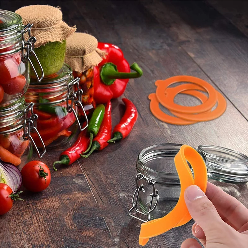 Rubber Seals for Glass Jars Silicone Gaskets Canning Seals Replace Airtight Sealing Lids Rings for Canning Jar
Rubber Seals for Glass Jars Silicone Gaskets Canning Seals Replace Airtight Sealing Lids Rings for Canning Jar