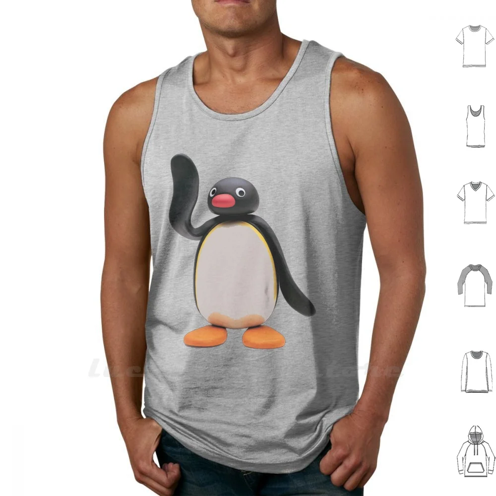Майка Pingu Пингвин, жилет, 100% хлопок, пингун, пингвин, анимация, стоп-движение, мультфильм
Майка Pingu Пингвин, жилет, 100% хлопок, пингун, пингвин, анимация, стоп-движение, мультфильм