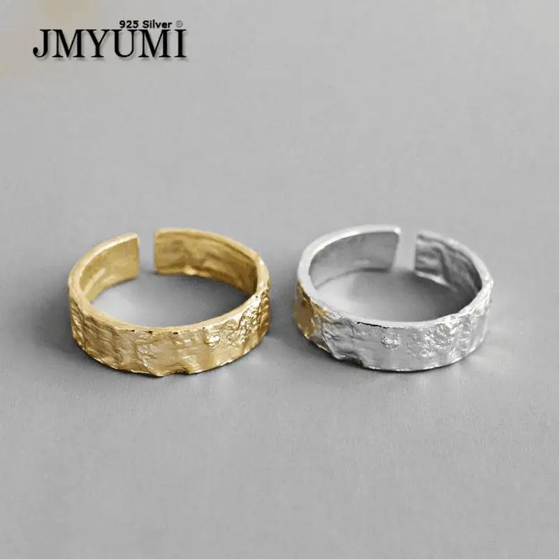 JMYUMI 925 Sterling Silver Korean Trendy Irregular Rings for Women Couple Minimalist Geometric Gold Silver Jewelry Adjustable
JMYUMI 925 Sterling Silver Korean Trendy Irregular Rings for Women Couple Minimalist Geometric Gold Silver Jewelry Adjustable