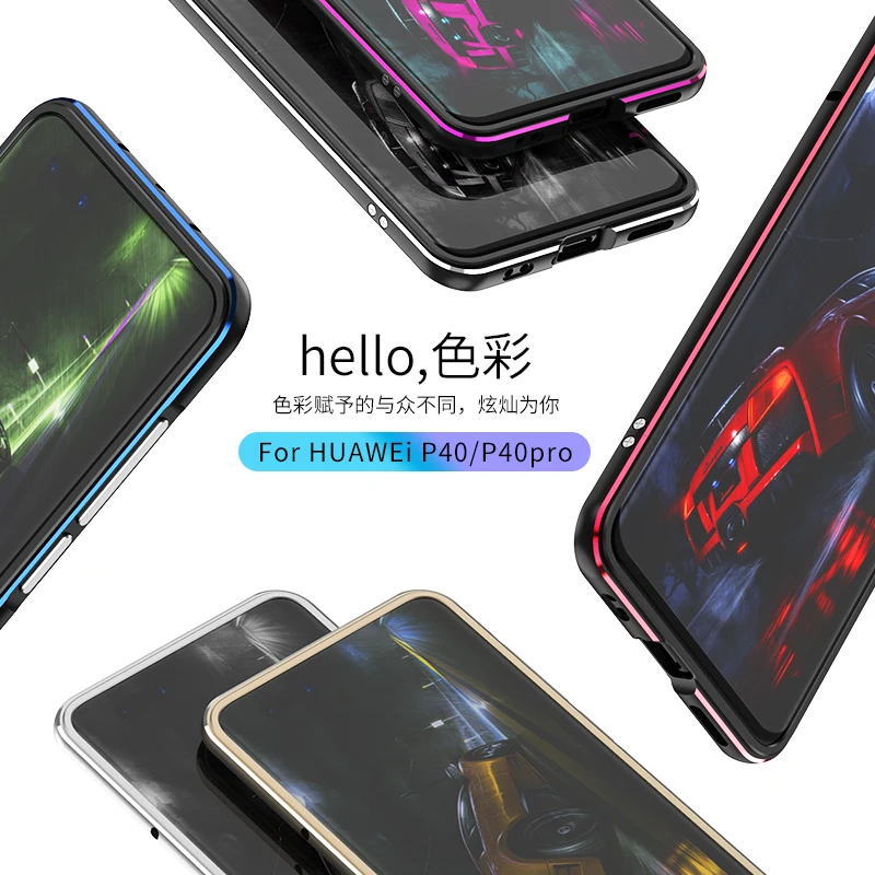 For Huawei P40 Pro/p40 Aluminum metal Frame Slim Cover phone case+ carmera Protector
For Huawei P40 Pro/p40 Aluminum metal Frame Slim Cover phone case+ carmera Protector