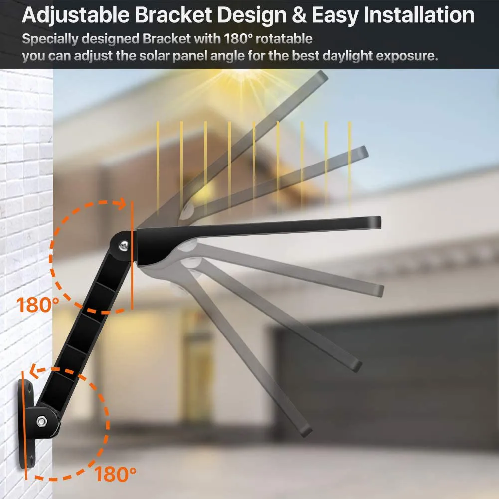 56LEDs LED Outdoor Solar Street Light Waterproof Solar Light Waterproof Garden Wall Lamp 180° Garden Square Highway Road Lamp
56LEDs LED Outdoor Solar Street Light Waterproof Solar Light Waterproof Garden Wall Lamp 180° Garden Square Highway Road Lamp