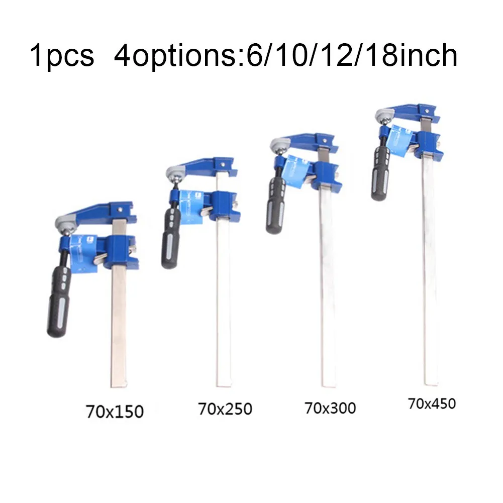 F Clamps Heavy Duty Bar Clamp 6/10/18/24 Inch Quick Ratchet Wood Working Clamping Tool Woodworking Clamps
F Clamps Heavy Duty Bar Clamp 6/10/18/24 Inch Quick Ratchet Wood Working Clamping Tool Woodworking Clamps