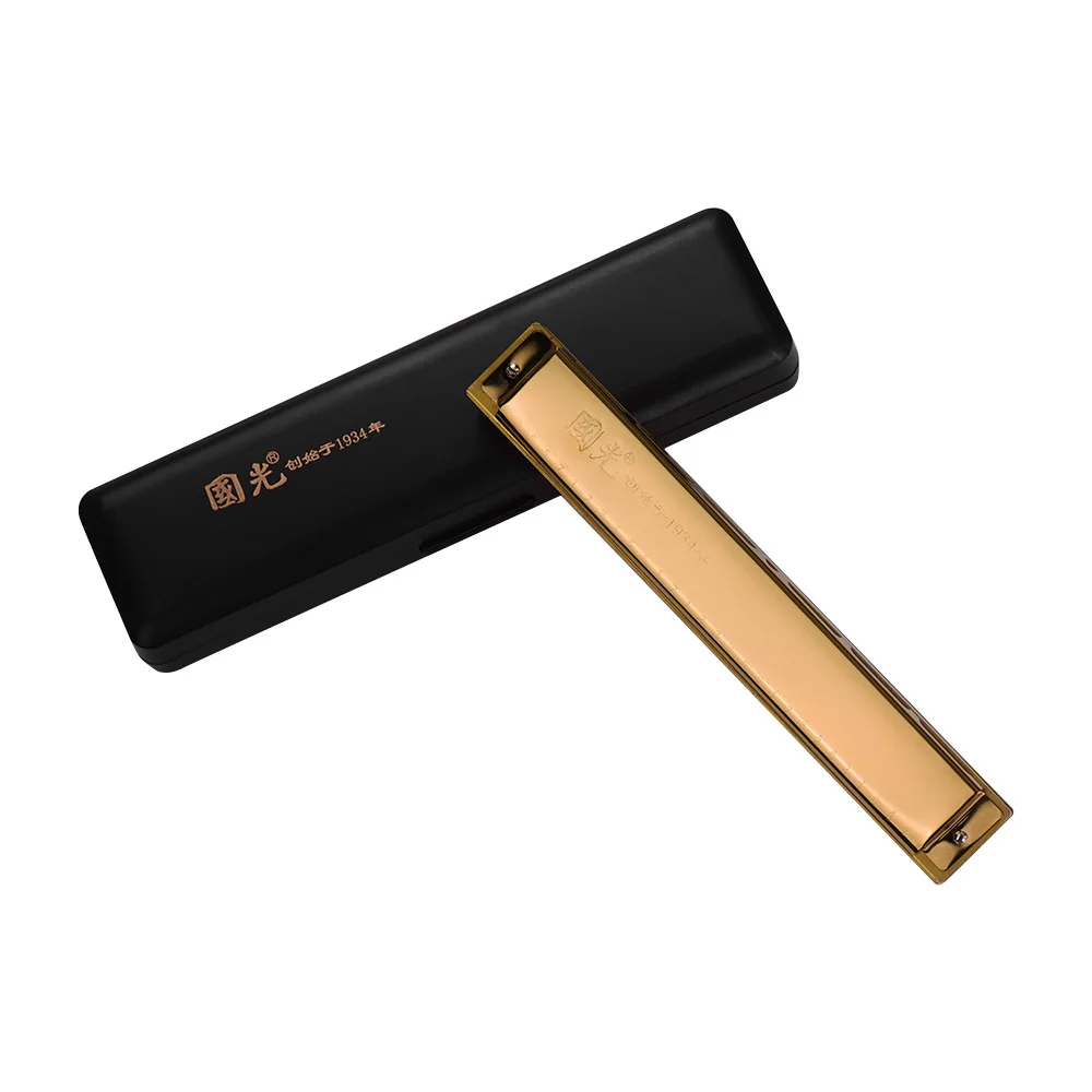 28 Hole Wide Range Harmonica Key of C Tremolo Harmonica Mouthorgan Professional Wind Instrument Black
28 Hole Wide Range Harmonica Key of C Tremolo Harmonica Mouthorgan Professional Wind Instrument Black