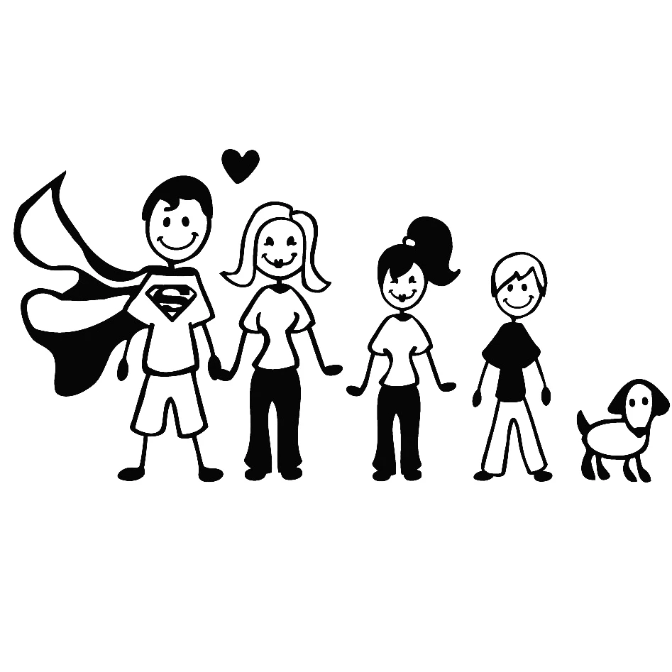 Car Sticker Happy Family Vinyl Sticker Car Bumper Rear Window Body Decoration Decals Waterproof Sunscreen,18cm*9cm
Car Sticker Happy Family Vinyl Sticker Car Bumper Rear Window Body Decoration Decals Waterproof Sunscreen,18cm*9cm