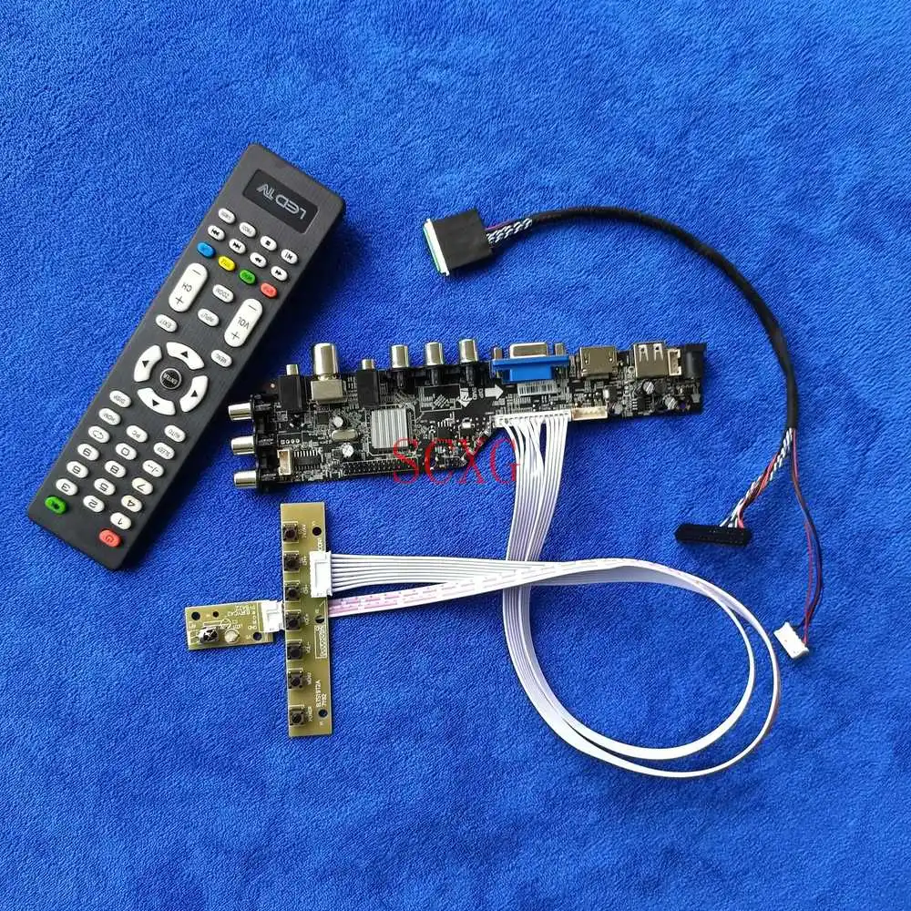 LCD LED 1600*900 Fit B140RTN02.1/2.2 B140RTN03.1/3.2 Digital DVB AV VGA USB HDMI-compatible Screen drive board Kit 40 Pin LVDS
LCD LED 1600*900 Fit B140RTN02.1/2.2 B140RTN03.1/3.2 Digital DVB AV VGA USB HDMI-compatible Screen drive board Kit 40 Pin LVDS