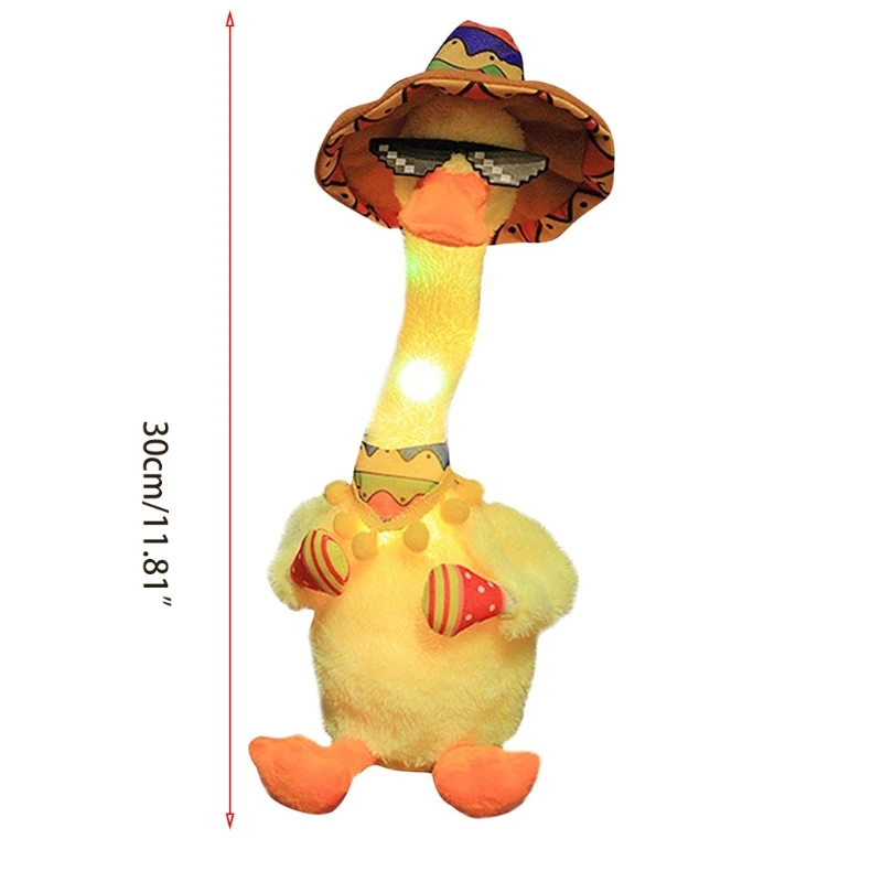 30cm/12in Electric Duck Doll Table Decoration Party Gift for Girls Dancing Toy
30cm/12in Electric Duck Doll Table Decoration Party Gift for Girls Dancing Toy