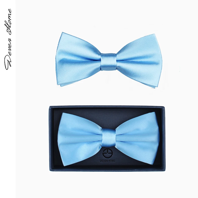 2020 Brand New Fashion Men's Bow Ties Double Fabric Light Blue Bowtie Banquet Wedding Ceremony Party Butterfly Tie with Gift Box
2020 Brand New Fashion Men's Bow Ties Double Fabric Light Blue Bowtie Banquet Wedding Ceremony Party Butterfly Tie with Gift Box