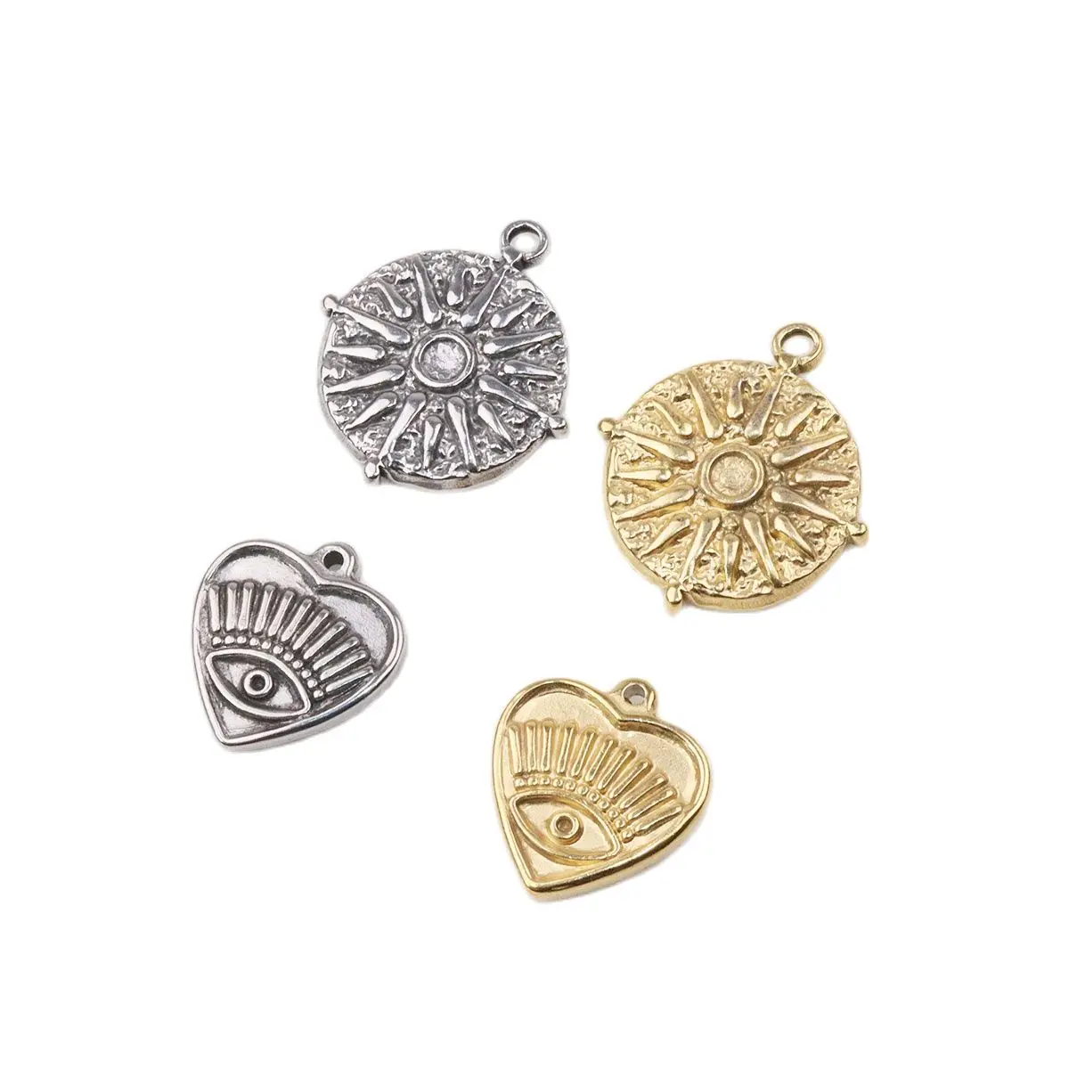 5 шт. 15 мм, оптовая продажа, высококачественные подвески для глаз из нержавеющей стали, подвеска «сделай сам», ожерелье, серьги, браслеты, нев... 
5 шт. 15 мм, оптовая продажа, высококачественные подвески для глаз из нержавеющей стали, подвеска «сделай сам», ожерелье, серьги, браслеты, нев...