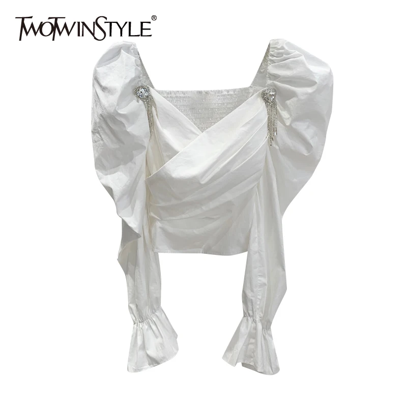 TWOTWINSTYLE милые блузки для женщин с v-образным вырезом и длинным пышным рукавом, простые Лоскутные пуловеры с кисточками и вышивкой, новинка 2021
TWOTWINSTYLE милые блузки для женщин с v-образным вырезом и длинным пышным рукавом, простые Лоскутные пуловеры с кисточками и вышивкой, новинка 2021