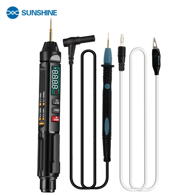 RELIFE DT-01 Smart Pen Type Multi-Function Mini Multimeter Non-Contact Tester Phase Sequence Meter For Mobile Phone Repair Tools
RELIFE DT-01 Smart Pen Type Multi-Function Mini Multimeter Non-Contact Tester Phase Sequence Meter For Mobile Phone Repair Tools