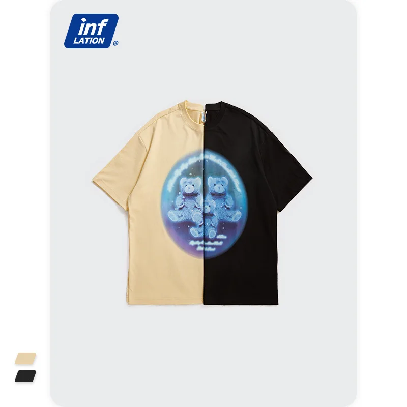 INF Unisex T-shirt Man Woman Fashion Print T-shirt Summer Loose Little Bear All-match Good
INF Unisex T-shirt Man Woman Fashion Print T-shirt Summer Loose Little Bear All-match Good