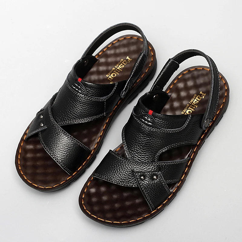 Sandalias Transpirables Sandalia Rasteira Sandale Piscine Homme Sandals Men Leather Genuine Beach Summer Classic Roman For
Sandalias Transpirables Sandalia Rasteira Sandale Piscine Homme Sandals Men Leather Genuine Beach Summer Classic Roman For