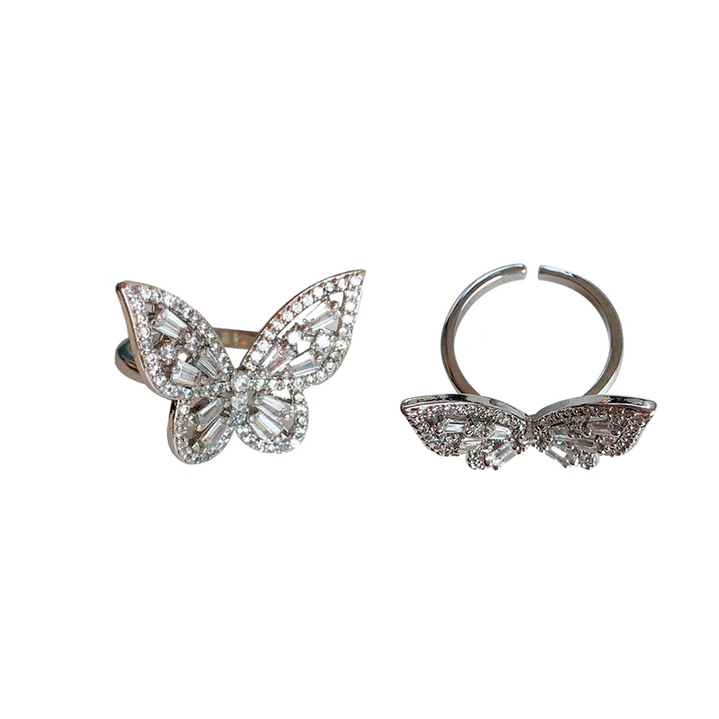 Butterfly Index Finger Ring Hollow Out Crystal Joint Ring Fashion Retro Joker Woman An Engagement Ring Jewelry Gift Accessories
Butterfly Index Finger Ring Hollow Out Crystal Joint Ring Fashion Retro Joker Woman An Engagement Ring Jewelry Gift Accessories