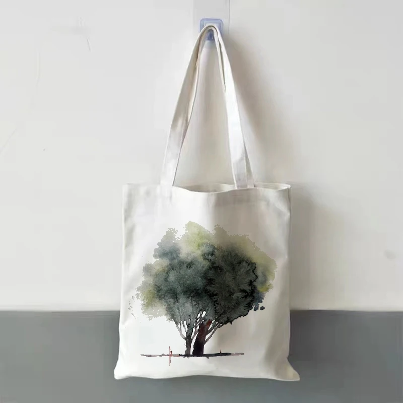 Black Tree Print Reusable Shopping Eco Bags Canvas Book Bag Women Foldable Shopper Bag Fashion Female Shoulder Bag Handbag
Black Tree Print Reusable Shopping Eco Bags Canvas Book Bag Women Foldable Shopper Bag Fashion Female Shoulder Bag Handbag