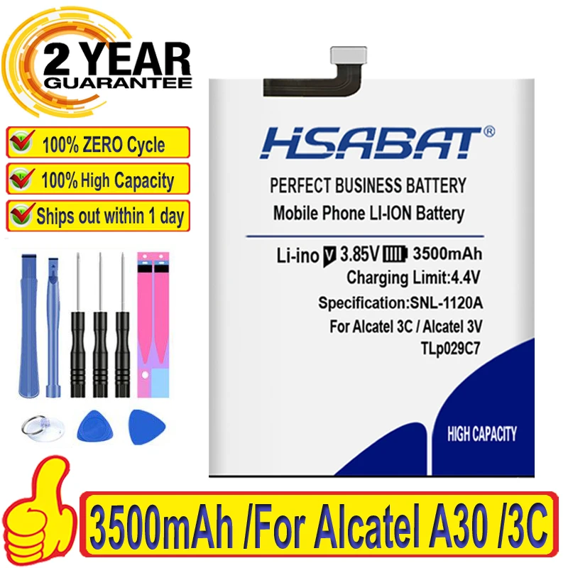 3500 мАч TLp029C7 батарея для Alcatel 3V One Touch Idol 3C TD LTE OT5026D OT 5026J 5606 A30 Fierce Plus 5049Z