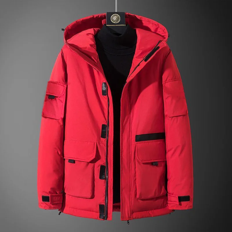 High Quality Men‘s Winter Jacket Fashion Brand White Duck Down Jackets Men Hooded Down Jackets Warm Outwear Coat Parkas Male
High Quality Men‘s Winter Jacket Fashion Brand White Duck Down Jackets Men Hooded Down Jackets Warm Outwear Coat Parkas Male
