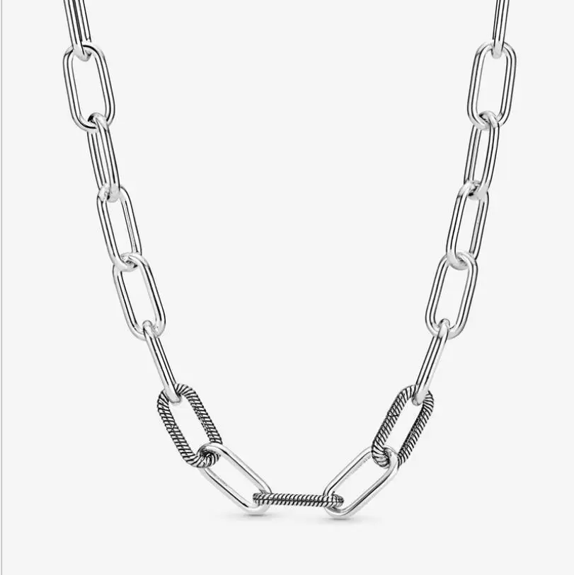 925 Sterling Silver Pan Necklace Me Link Snake Chain Pattern Circular Clasp Bangle Fit Women Bead Charm Fashion Jewelry
925 Sterling Silver Pan Necklace Me Link Snake Chain Pattern Circular Clasp Bangle Fit Women Bead Charm Fashion Jewelry
