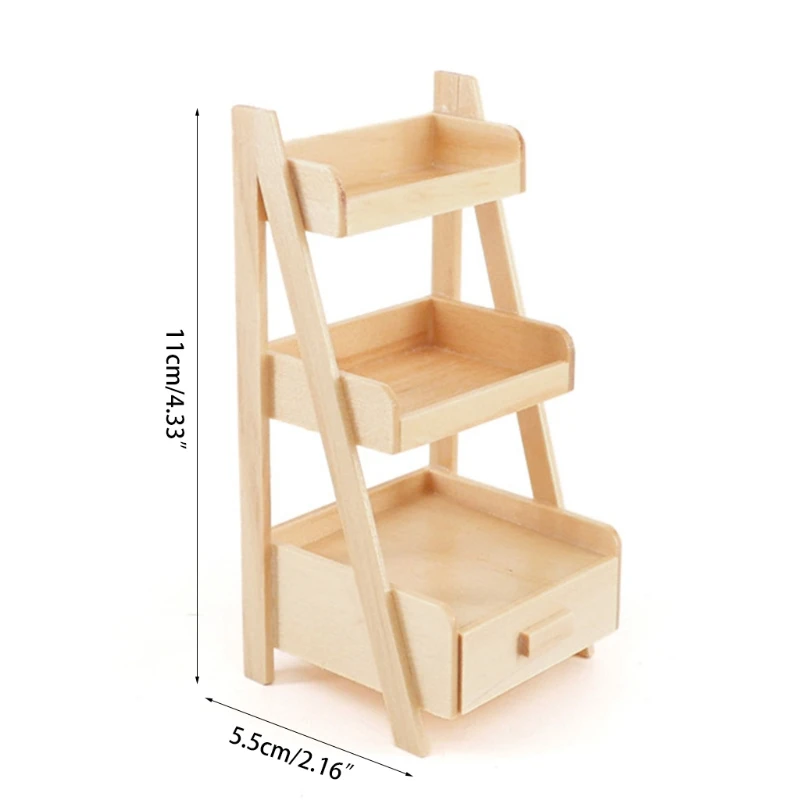 Dollhouse Accessories,1:12 Scale Miniature Wood Shelf Flower Stand Pretend Play Toy Miniature Furniture Model 
Dollhouse Accessories,1:12 Scale Miniature Wood Shelf Flower Stand Pretend Play Toy Miniature Furniture Model