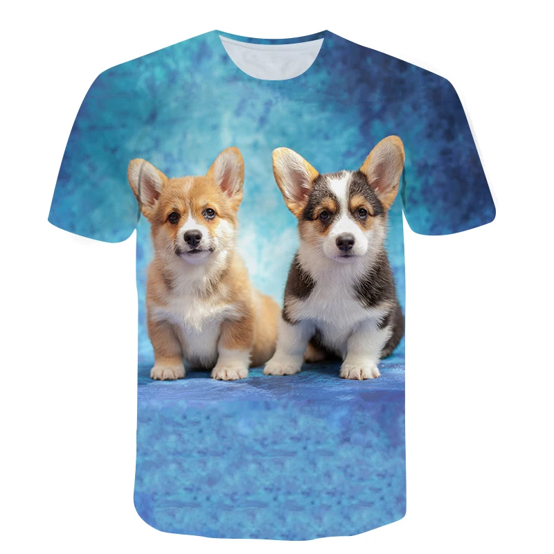 3D Print Kids Clothes Cute Dog Animal Pattern Printd Tops Lovely Children Clothes Boy Casual Girls T-shirt Summer O-Neck Tee 
3D Print Kids Clothes Cute Dog Animal Pattern Printd Tops Lovely Children Clothes Boy Casual Girls T-shirt Summer O-Neck Tee