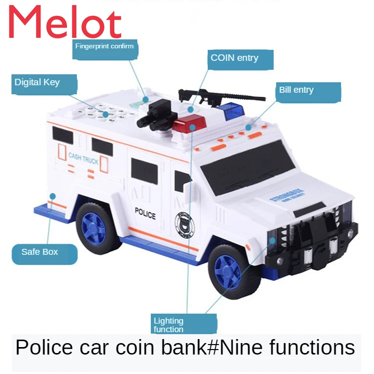 Children's Toy Bank Note Transport Car Piggy Bank Multifunctional Password Box Car Can Save Piggy Bank atm money safe money
Children's Toy Bank Note Transport Car Piggy Bank Multifunctional Password Box Car Can Save Piggy Bank atm money safe money