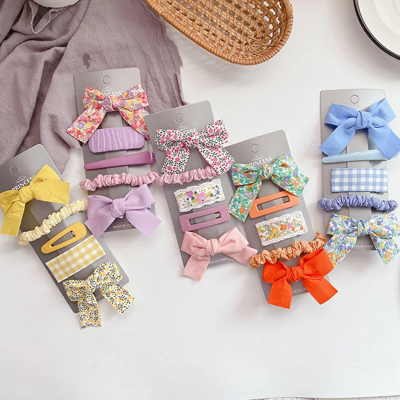 5pcs Floral Print Baby Big Bows Hair Clips Newborn Hairpins For Girls Princess Barrettes Children's Headwear Hair Accessories
5pcs Floral Print Baby Big Bows Hair Clips Newborn Hairpins For Girls Princess Barrettes Children's Headwear Hair Accessories