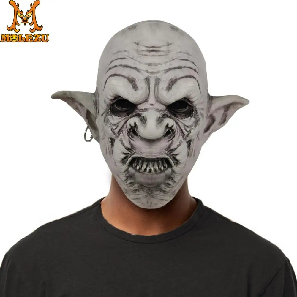 Molezu Halloween Hobbitgobrin Mask Scary Realistic Mask Masquerade Halloween Party Mask Adult Latex Mask
Molezu Halloween Hobbitgobrin Mask Scary Realistic Mask Masquerade Halloween Party Mask Adult Latex Mask
