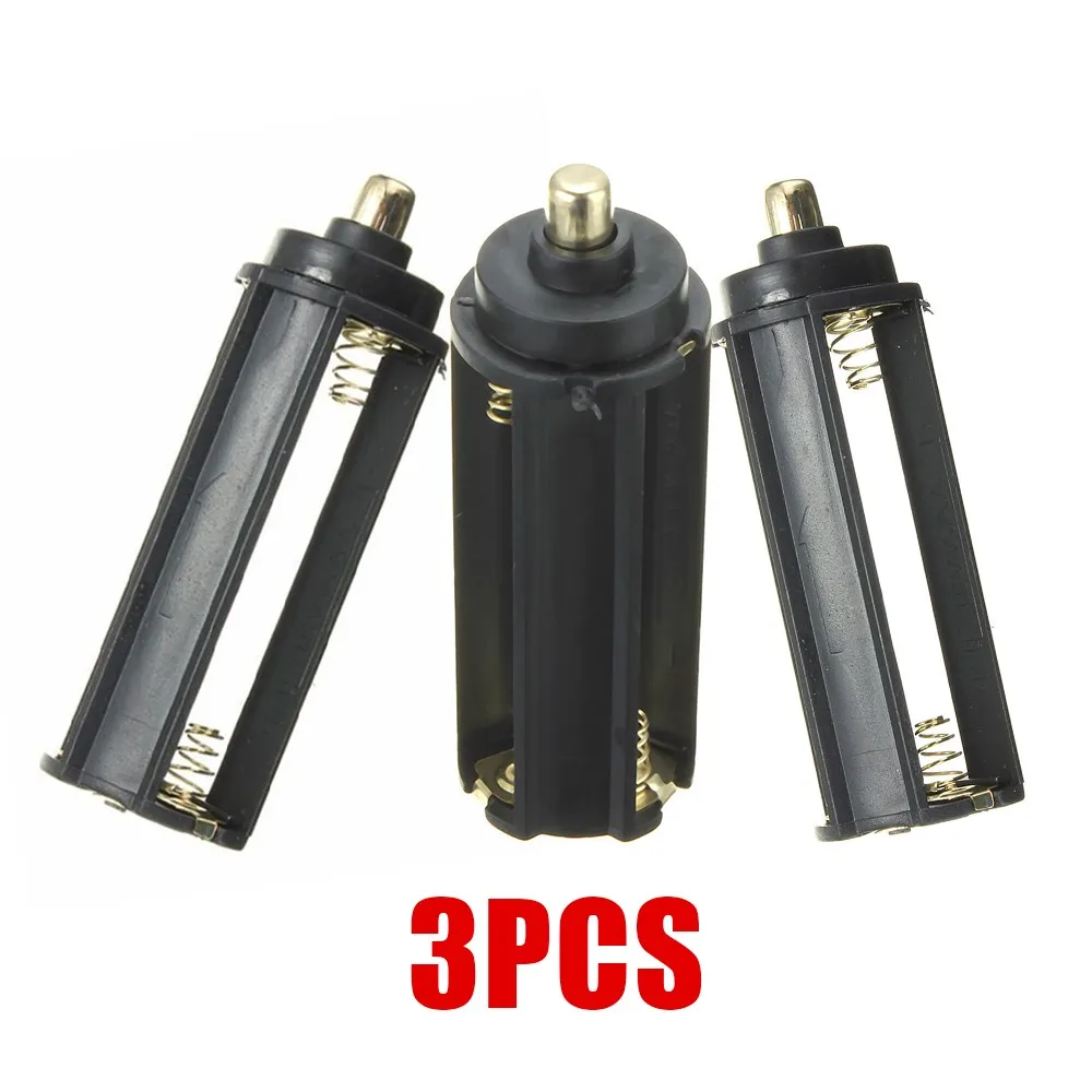 Durable High Quality Battery Holders Rack Torch 3* Case Flashlight Plastic + Metal 65 * 21mm Accessories Black
Durable High Quality Battery Holders Rack Torch 3* Case Flashlight Plastic + Metal 65 * 21mm Accessories Black