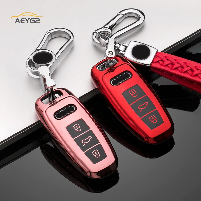 New Soft TPU Car Remote Key Full Cover Case For Audi A6 C8 A7 C8 Q8 A6L E-tron D5 2018 2019 Car Smart Key Fob Holder Accessories
New Soft TPU Car Remote Key Full Cover Case For Audi A6 C8 A7 C8 Q8 A6L E-tron D5 2018 2019 Car Smart Key Fob Holder Accessories