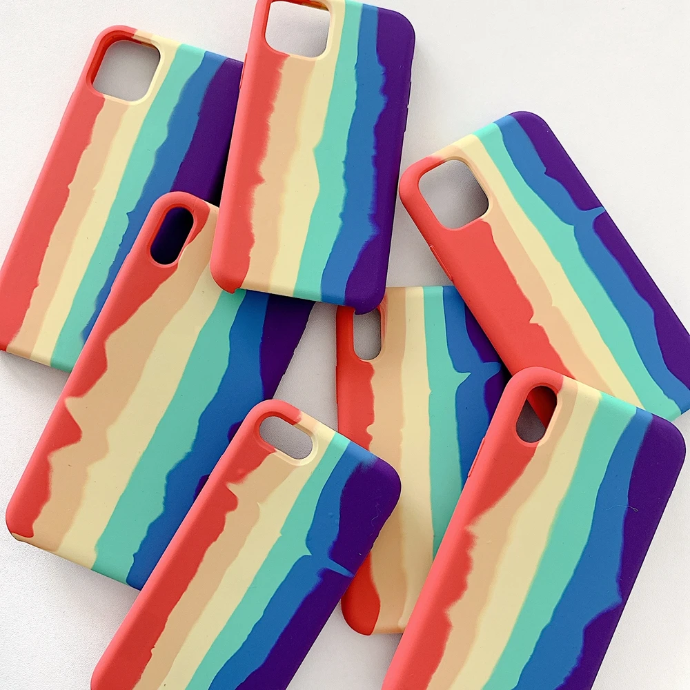 Original Rainbow Pride Gradient Bright Color Soft Liquid Silicone Case For iPhone SE 2020 7 8 Plus 10 X XR Xs 11 Pro Max Cover
Original Rainbow Pride Gradient Bright Color Soft Liquid Silicone Case For iPhone SE 2020 7 8 Plus 10 X XR Xs 11 Pro Max Cover