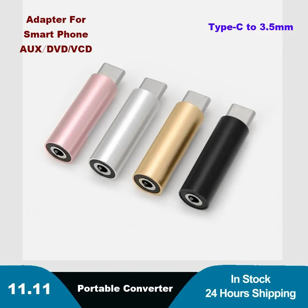 Mini Portable Aluminum Alloy USB Type-C to 3.5MM AUX/DVD/VCD Jack Audio Adapter Stereo Earphone Headset Converter
Mini Portable Aluminum Alloy USB Type-C to 3.5MM AUX/DVD/VCD Jack Audio Adapter Stereo Earphone Headset Converter