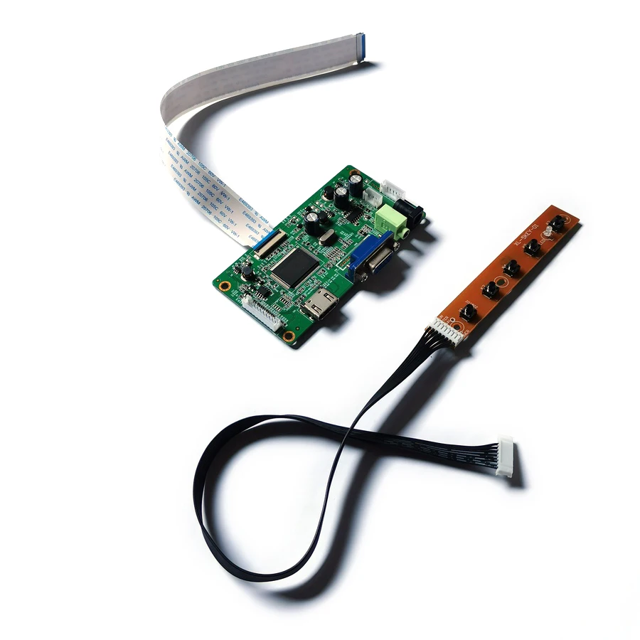 For B173RTN01/B173RTN02 EDP VGA 1600*900 30-Pin Screen LED LCD Display Controller Board DIY Kit
For B173RTN01/B173RTN02 EDP VGA 1600*900 30-Pin Screen LED LCD Display Controller Board DIY Kit