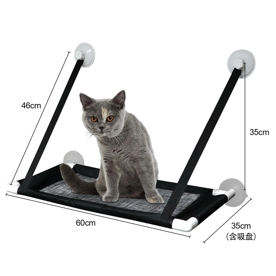 VOGVIGO Sunny Seat Window Cat Perch Mounted Cats Bed Hammock With Heavy Duty Suction Cups Holds Up To 20lbs Easy To Install
VOGVIGO Sunny Seat Window Cat Perch Mounted Cats Bed Hammock With Heavy Duty Suction Cups Holds Up To 20lbs Easy To Install