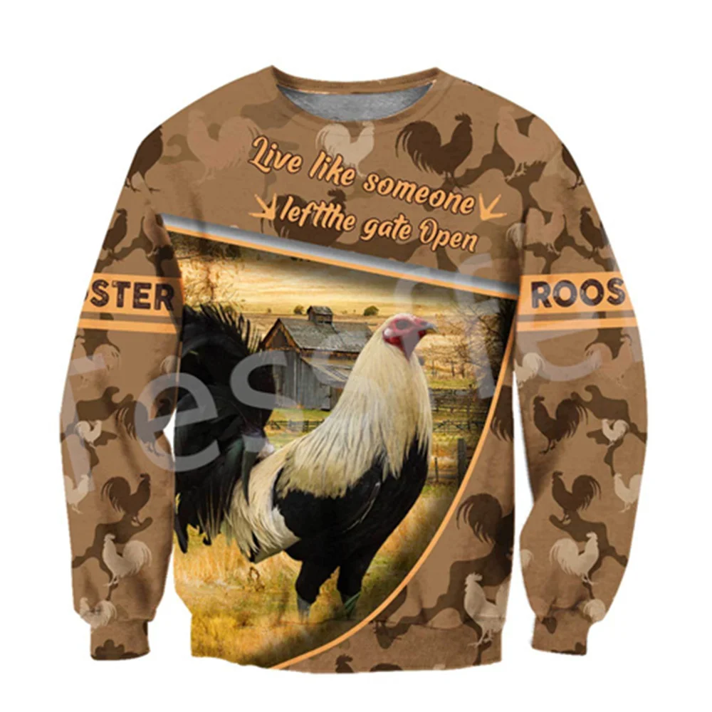 Tessffel Animal Chicken Rooster Funny Crewneck Tracksuit Pullover Long Sleeve 3DPrint NewFashion Harajuku Casual Zip Hoodies B15
Tessffel Animal Chicken Rooster Funny Crewneck Tracksuit Pullover Long Sleeve 3DPrint NewFashion Harajuku Casual Zip Hoodies B15